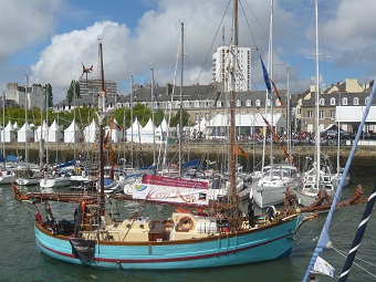 Interceltic festival in Lorient, sailboats