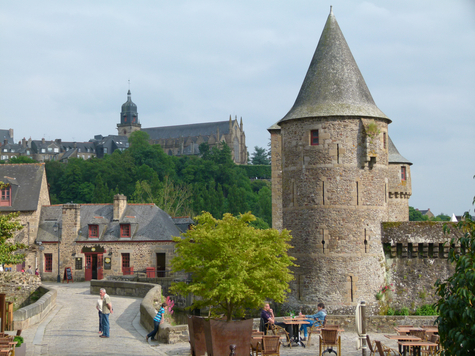 Medieval castle in Fougeres