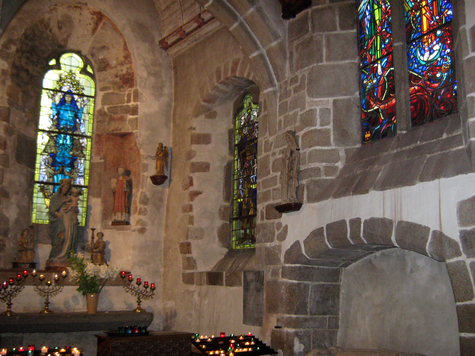 A church in Mont Saint Michel