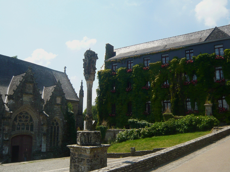 Rochefort en Terre, a medieval town in Brittany (France)